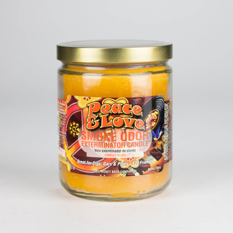 Smoke Odor | Candles Odor Eliminator 13oz Candle Smoking Cat Distribution Peace & Love