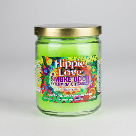 Smoke Odor | Candles Odor Eliminator 13oz Candle Smoking Cat Distribution Hippie Love