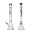 Johnny Green | 20″ 9mm Beaker with Elephant Joint and Grid Percolator Slide – Green (MJG-004) Glass Bong Canadian Distributor