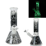 8″Glow In The Dark Glass bong – Assorted (CDGlOW-001-15)-Box of 15 Glass Bong Canadian Distributor