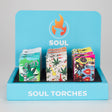 Soul Torches | Multi Color Torch lighter - 12 Count Display [1805] Torch Canadian Distributor