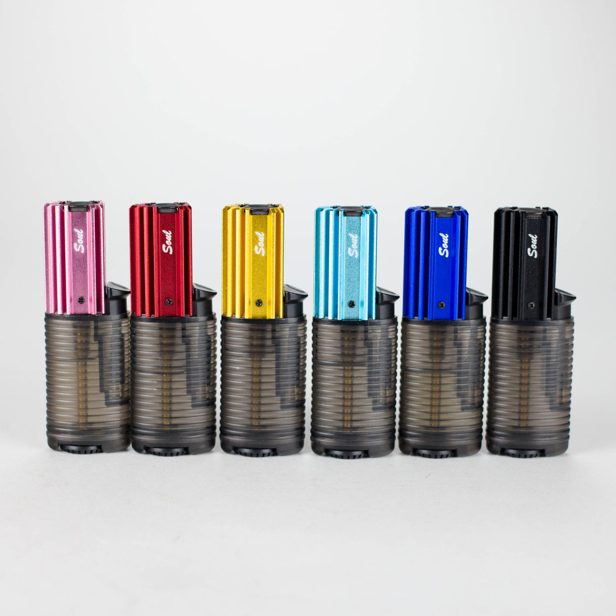 Soul Torches | Multi Color Torch lighter - 12 Count Display [1818] Torch Canadian Distributor