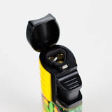 Soul Torches | Multi-Color Triple Jet Flame Torch Lighter with Cigar Punch – 12 Count Display [Model 1807] Torch Canadian Distributor