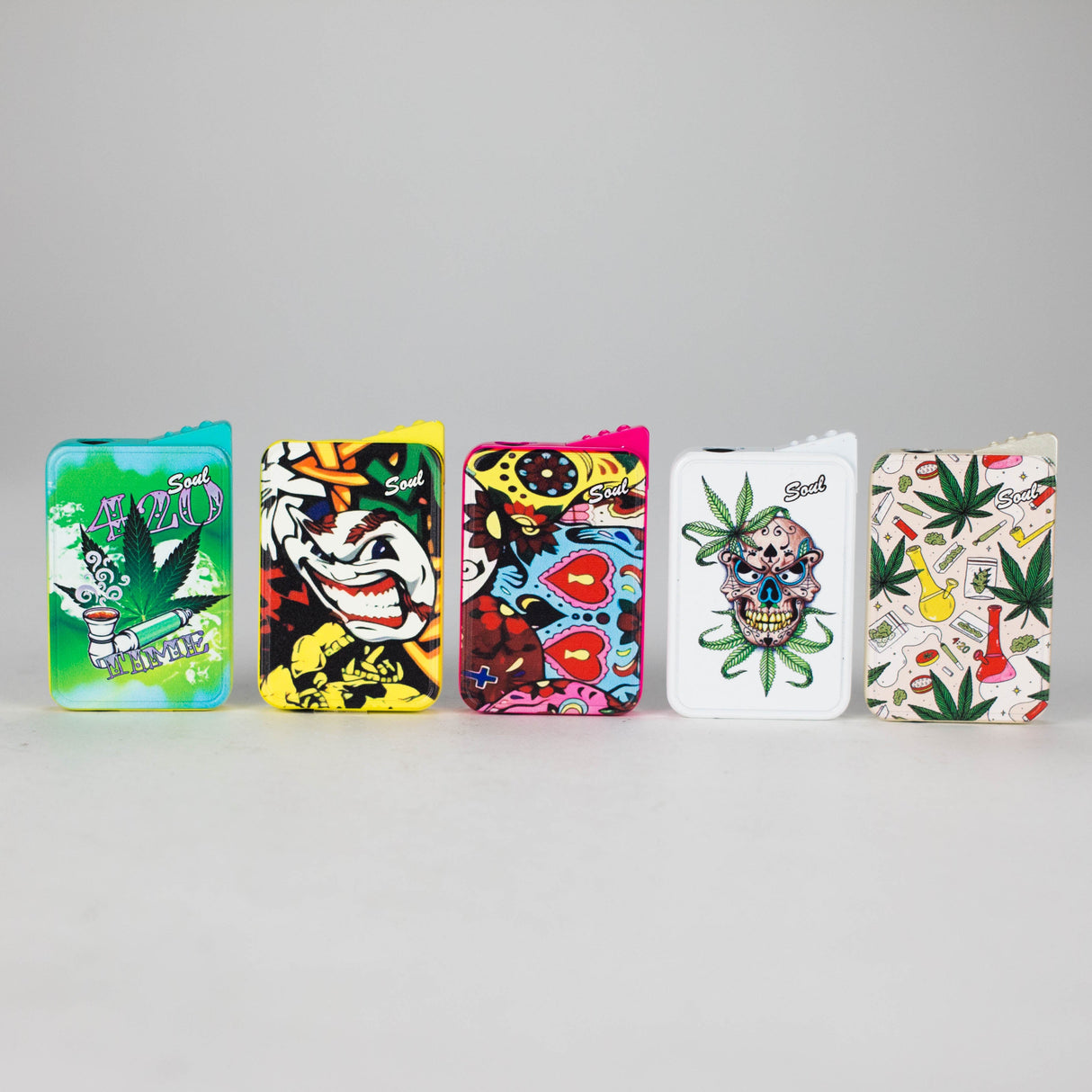 Soul Torches | Multi Color Torch lighter - 12 Count Display [1805] Torch Canadian Distributor