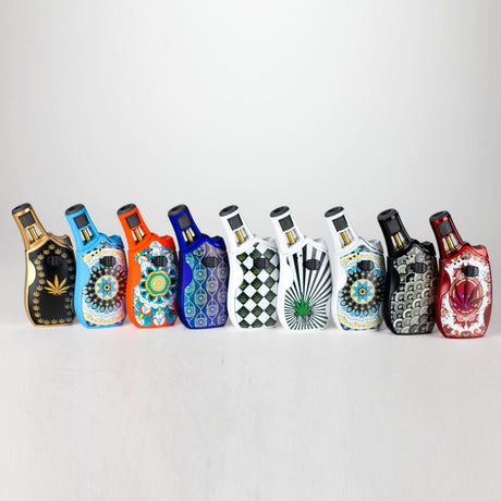 Soul Torches | Multi Color Torch lighter - 9 Count Display [1813] Torch Canadian Distributor