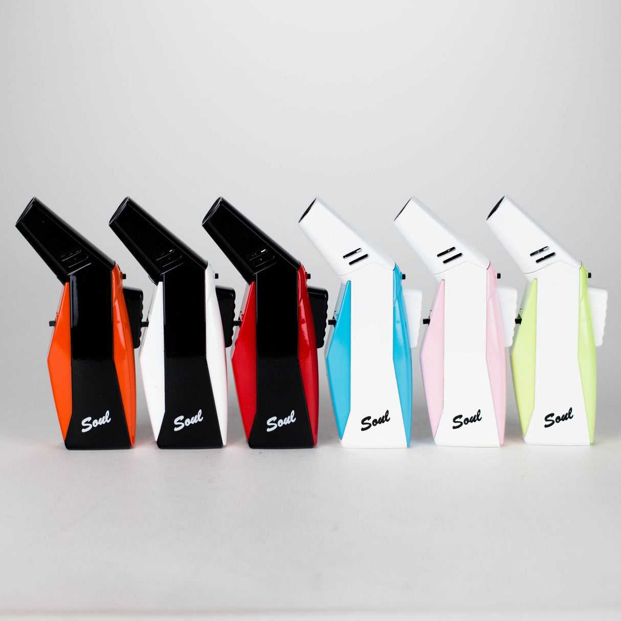 Soul Torches | Multi Color Torch lighter - 6 Count Display [1817] Torch Canadian Distributor