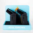 Soul Torches | Multi Color Torch lighter - 6 Count Display [1827] Torch Canadian Distributor