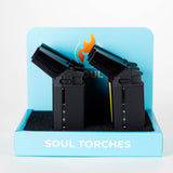 Soul Torches | Multi Color Torch lighter - 6 Count Display [1827] Torch Canadian Distributor