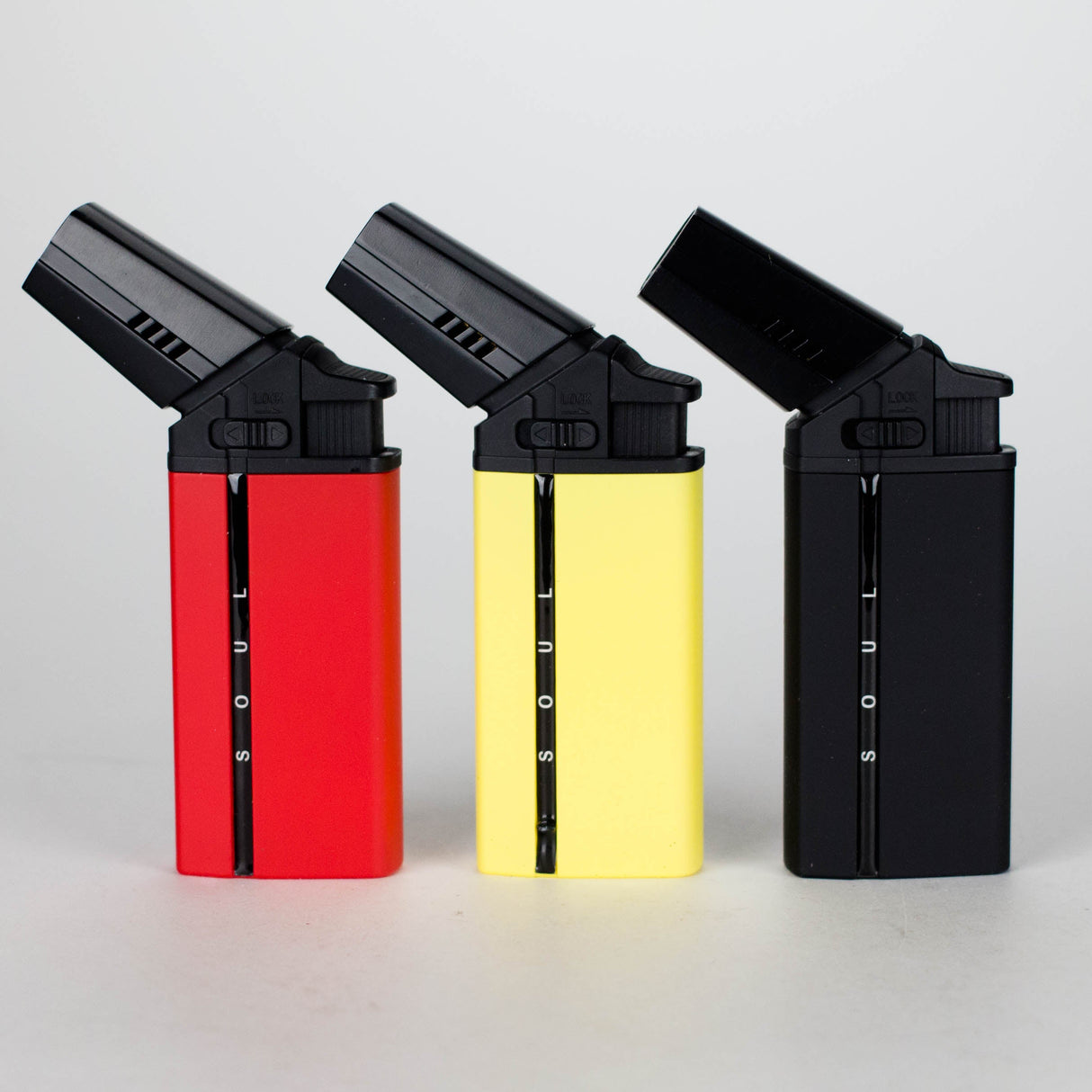Soul Torches | Multi Color Torch lighter - 6 Count Display [1827] Torch Canadian Distributor