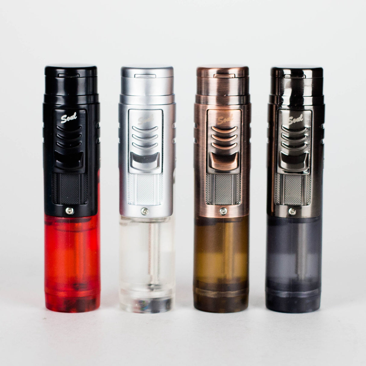 Soul Torches | Multi Color Torch lighter - 12 Count Display [1826] Torch Canadian Distributor