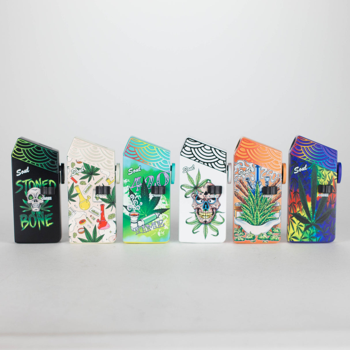 Soul Torches | Multi Color Torch lighter - 9 Count Display [1806] Torch Canadian Distributor