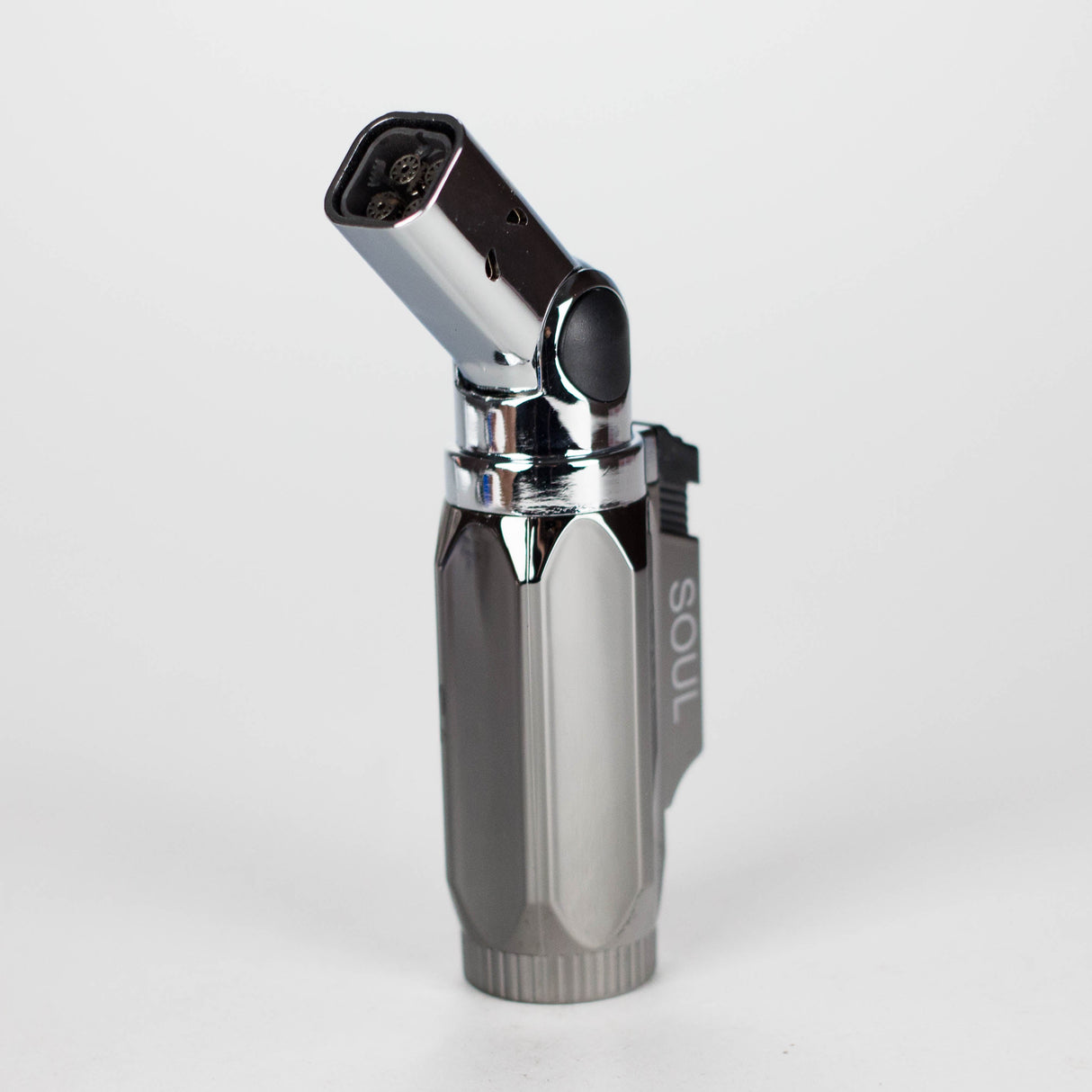 Soul Torch | 4 Jet Flames Torch Lighter – 12 Count Display [15169] | Rotatable Angle Nozzle Torch Canadian Distributor