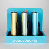 Soul Torches | Multi Color Torch lighter - 9 Count Display [1819] Torch Canadian Distributor