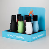 Soul Torches | Multi Color Torch lighter - 6 Count Display [1820] Torch Canadian Distributor