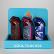 Soul Torches | Multi Color Torch lighter - 6 Count Display [1821] Torch Canadian Distributor