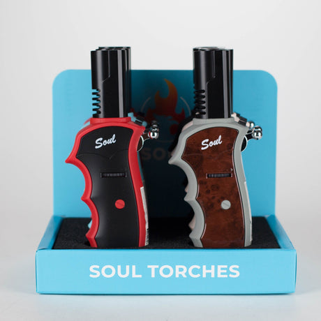 Soul Torches | Multi Color Torch lighter - 6 Count Display [1829] Torch Canadian Distributor