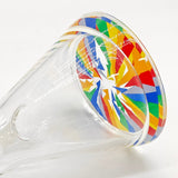 Wellcan | 15" 7mm Psychedelic Thickened Beaker Glass Bong Glass Bong Super Supplys Inc