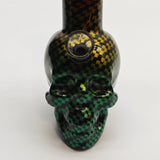 6" Carbon Fiber Skull Beaker Waterpipe 10Pcs/Box Resin · Silicone · Plastic Bong Super Supplys Inc