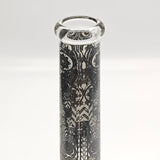 14" Glow in the dark 5mm Beaker Glass Bong Glass Bong Super Supplys Inc