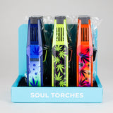 Soul Torches | Multi Color Torch lighter - 9 Count Display [1823] Torch Canadian Distributor