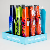 Soul Torches | Multi Color Torch lighter - 9 Count Display [1823] Torch Canadian Distributor