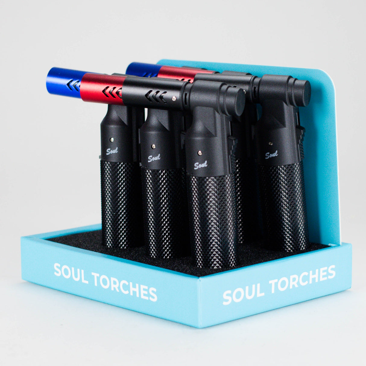 Soul Torches | Multi Color Torch lighter - 6 Count Display [1825] Torch Canadian Distributor