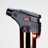 BOOOM | Refillable Torch Lighter Golden [YO-2005] – 15 Count Display Torch Canadian Distributor