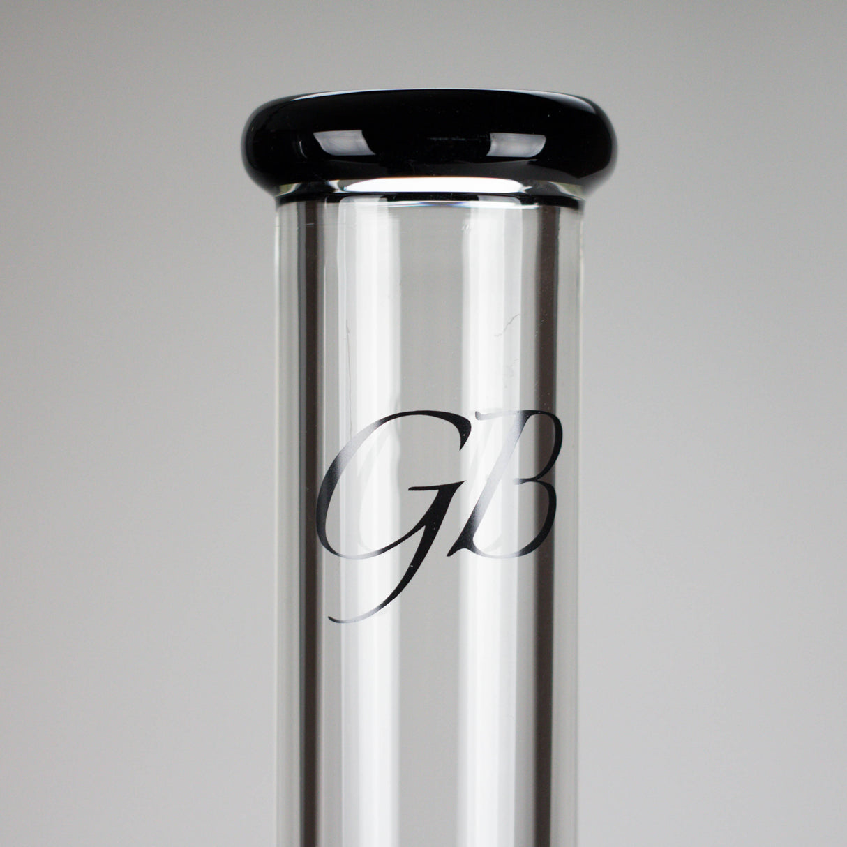 GB | 17" Tall Color Accented Beaker Bong – Slim Straight Tube with Downstem and Bowl Glass Bong RMG WHOLESALE