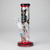 8.5" PsyTotem Glass Bong – 5mm Thick Glass, Tribal Totem Design Glass Bong DY Glass Design B