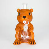 9" Arsenal Beaver Buddy Waterpipe – Brown [SMKZ184] Resin · Silicone · Plastic Bong Canadian Distributor