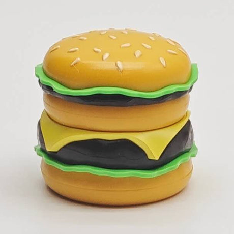 Hamburger Design 56*60 mm Zinc Grinder-6CT Display Pack Super Supplys Inc