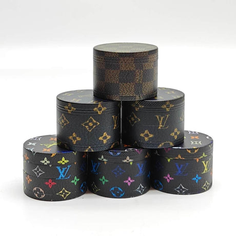 Dia 50mm*37mm Luxury Design Zinc Grinder Box of 12 Display Pack Super Supplys Inc