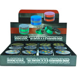 Dia 50mm*37mm Luxury Design Zinc Grinder Box of 12 Display Pack Super Supplys Inc