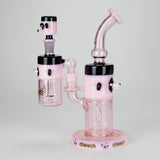 Cheech | 10" Panda Bong with Ash Catcher - CHE-232 Glass Bong Smoking Cat Distribution