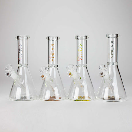 Karma | 9" Skinny Beaker Glass Bong Glass Bong Maq Distributors