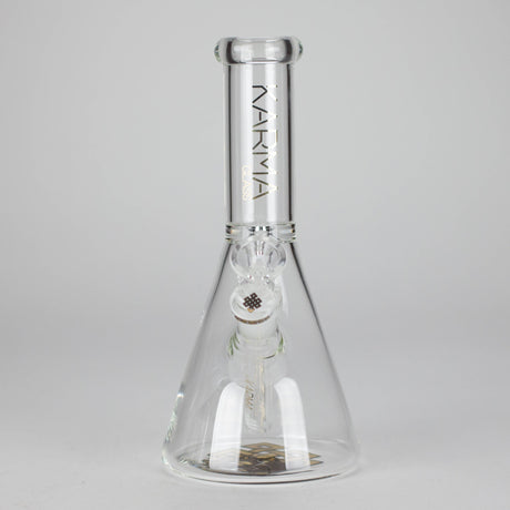 Karma | 9" Skinny Beaker Glass Bong Glass Bong Maq Distributors Gold