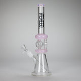 WENEED | 13" GemPerc Glass Bong Glass Bong WENEED® Pink