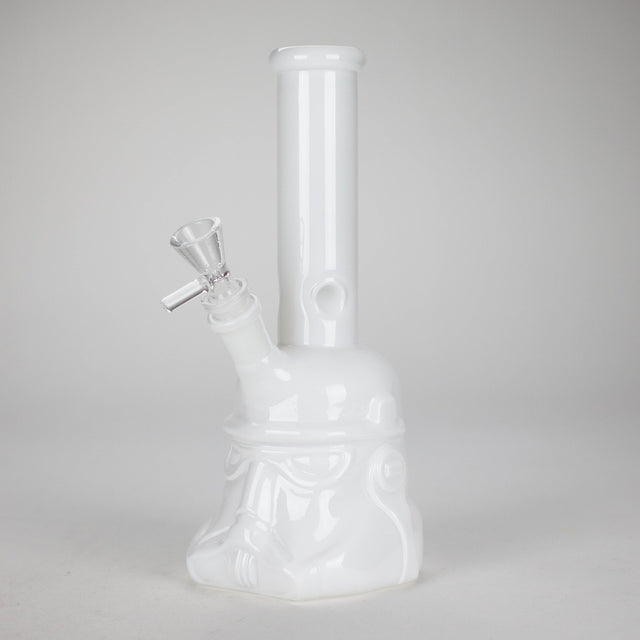 10" Galactic Duo Glass Bong Glass Bong JJ Distribution White