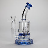 WENEED | 7" LumoTone Glass Bong Glass Bong WENEED® Blue