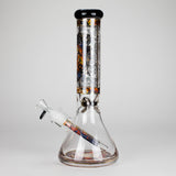 Cheech | 13″ Tiger Decal Beaker Bong – CA-050 Glass Bong Smoking Cat Distribution