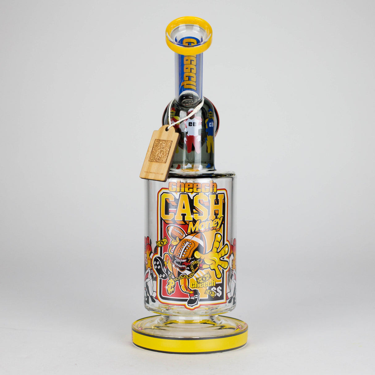 Cheech | 12″ Football Sunday Bong – CHE‑362 Glass Bong Smoking Cat Distribution