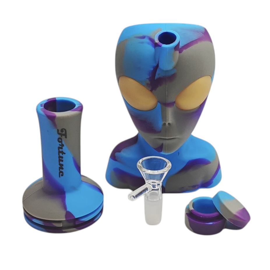 8.5" Ultraman Silicone-Assorted [SP1096] Resin · Silicone · Plastic Bong Super Supplys Inc