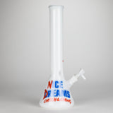 Cheech & Chong® Glass | 15" Tall Nice Dreams Beaker Base Water Pipe Glass Bong West Coast Gifts