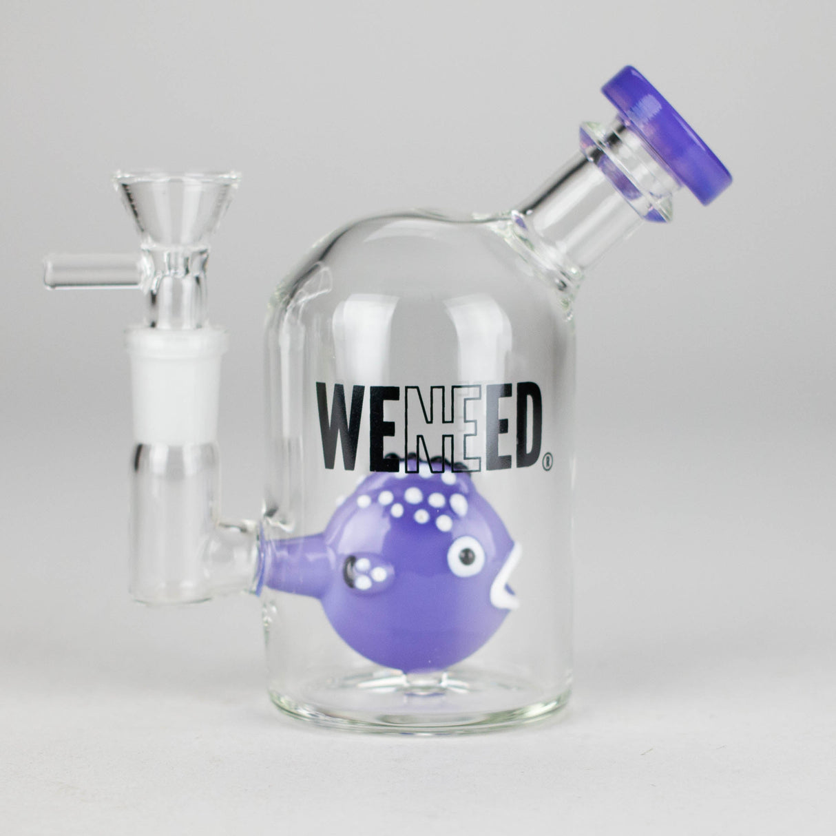WENEED | 5" Fugu Pop Glass Bong Glass Bong WENEED® Purple