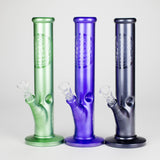 10" Straight Tube Water Pipe with Ball Pattern | Durable Glass – Assorted Colors Glass Bong RMG WHOLESALE