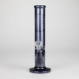 10" Straight Tube Water Pipe with Ball Pattern | Durable Glass – Assorted Colors Glass Bong RMG WHOLESALE