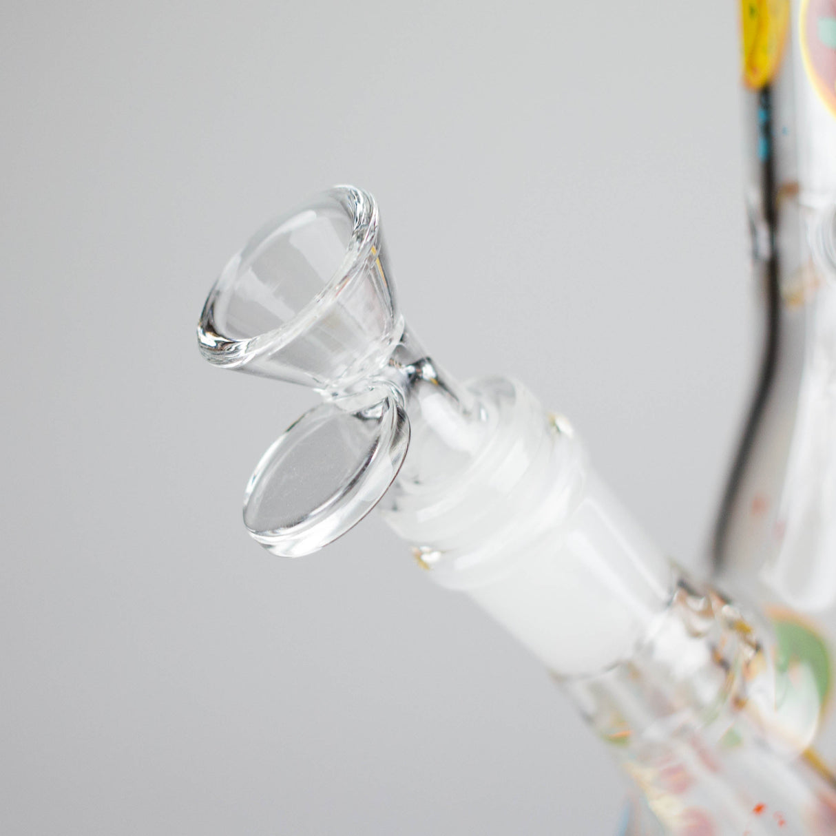 10" Glass Beaker Bong with Donut Design Glass Bong 777 Smoke