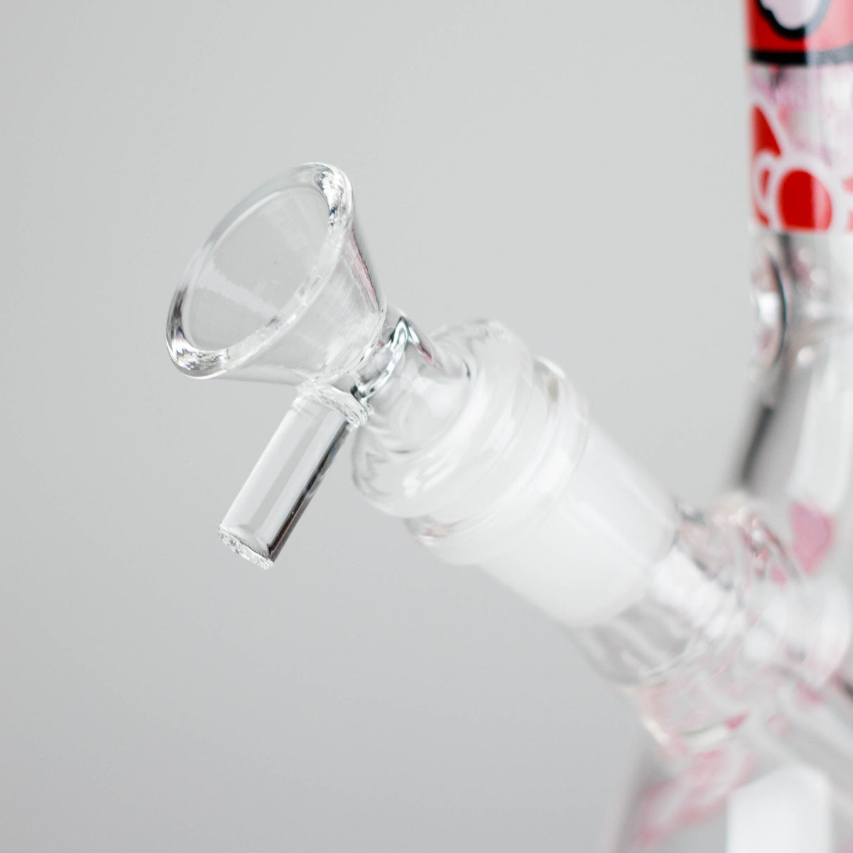 10" 5mm Glass Beaker Bong With Kitty Design Glass Bong 777 Smoke