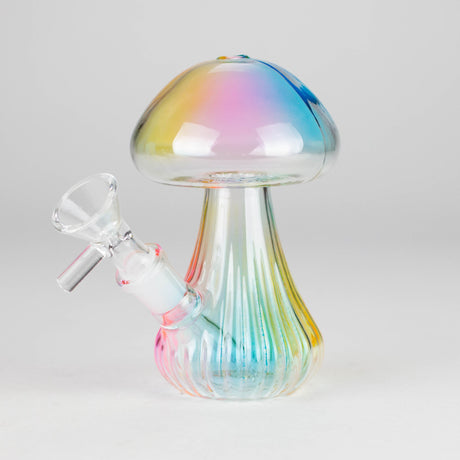 5" Magic Mushroom Glass Bong – Compact & Whimsical Design Glass Bong 777 Smoke Color 3