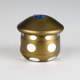 Aluminum Mushroom Grinder 4 Layers Regular Grinder 777 Smoke Gold